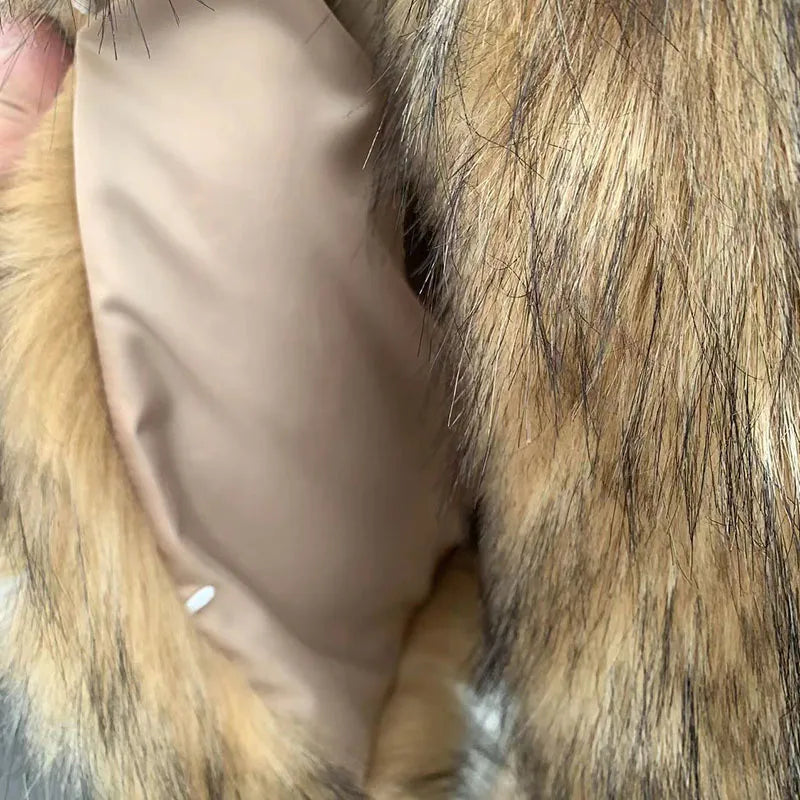 Silver Frost Hooded Coat