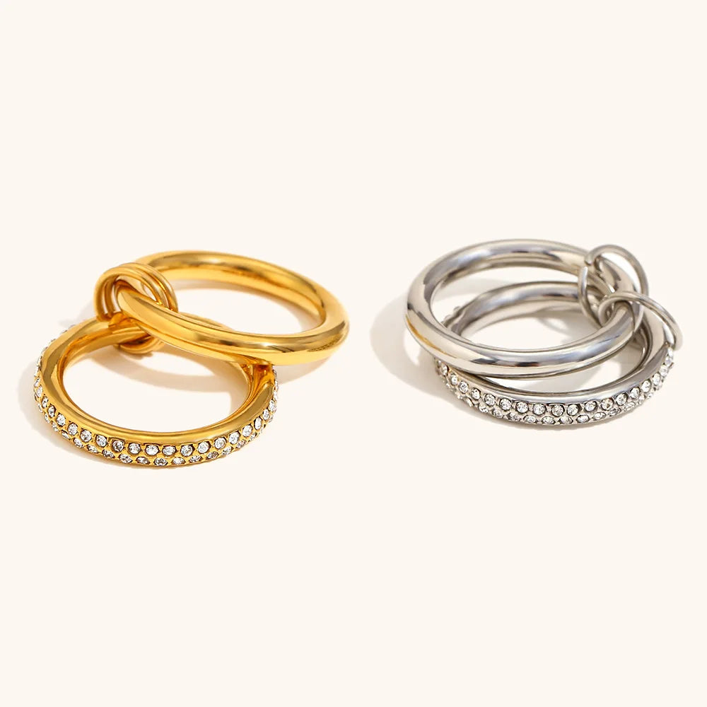 Radiant Harmony Gold Ring