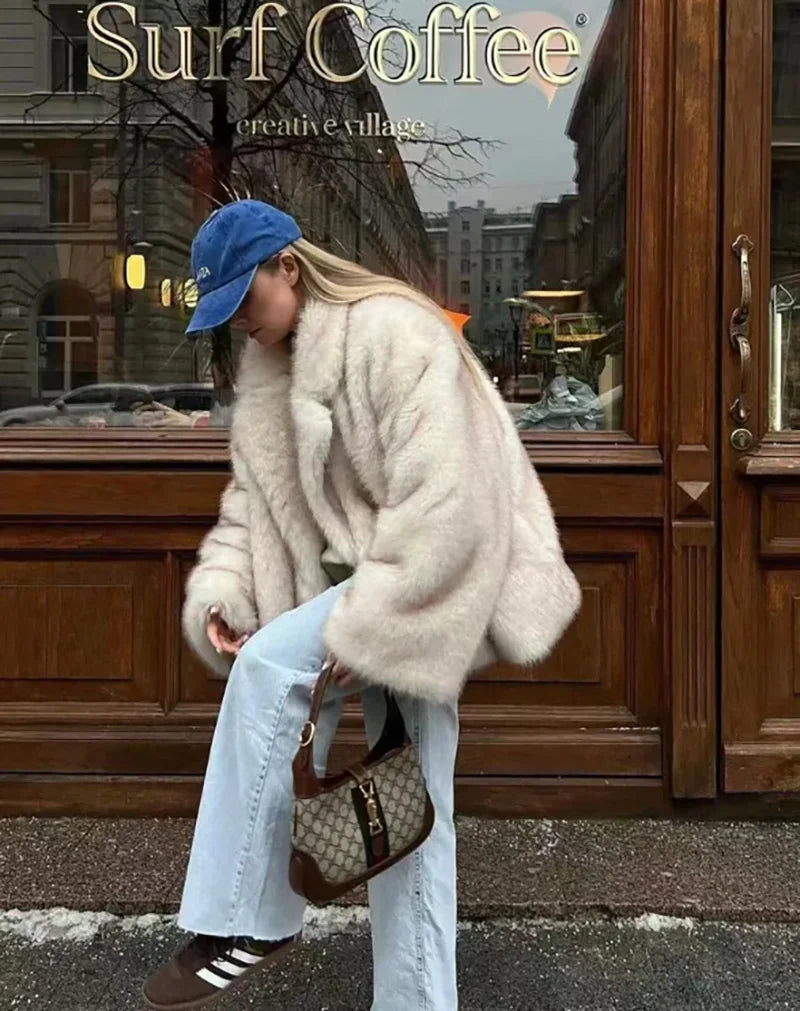 Luxe Harmony Fur Coat