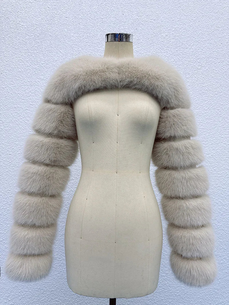 Luxe Shoulder Fur Bolero