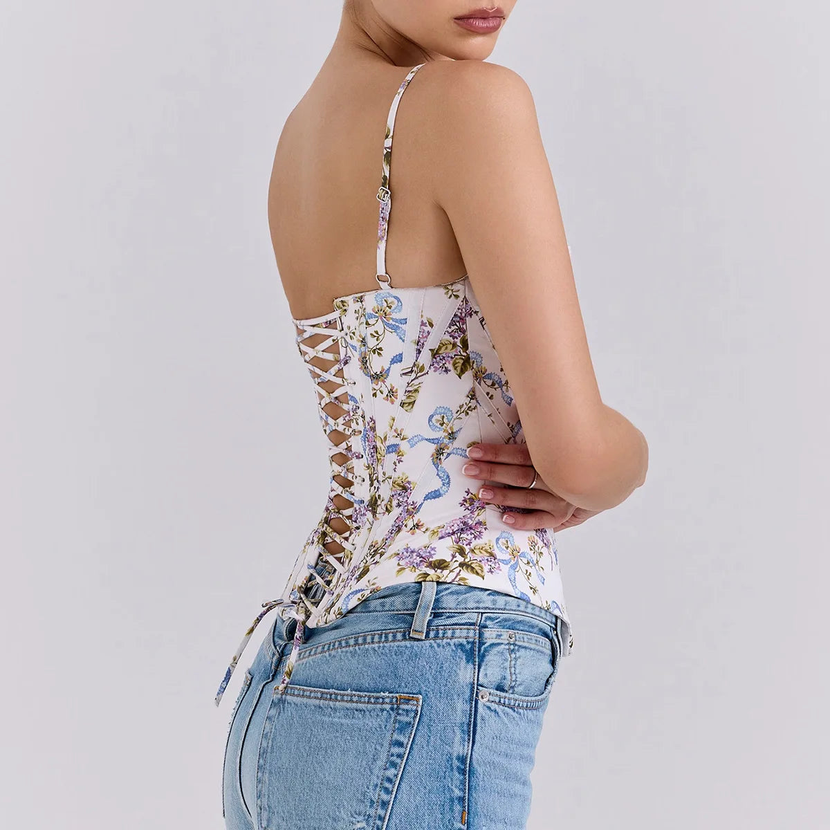 Floral Corset Top