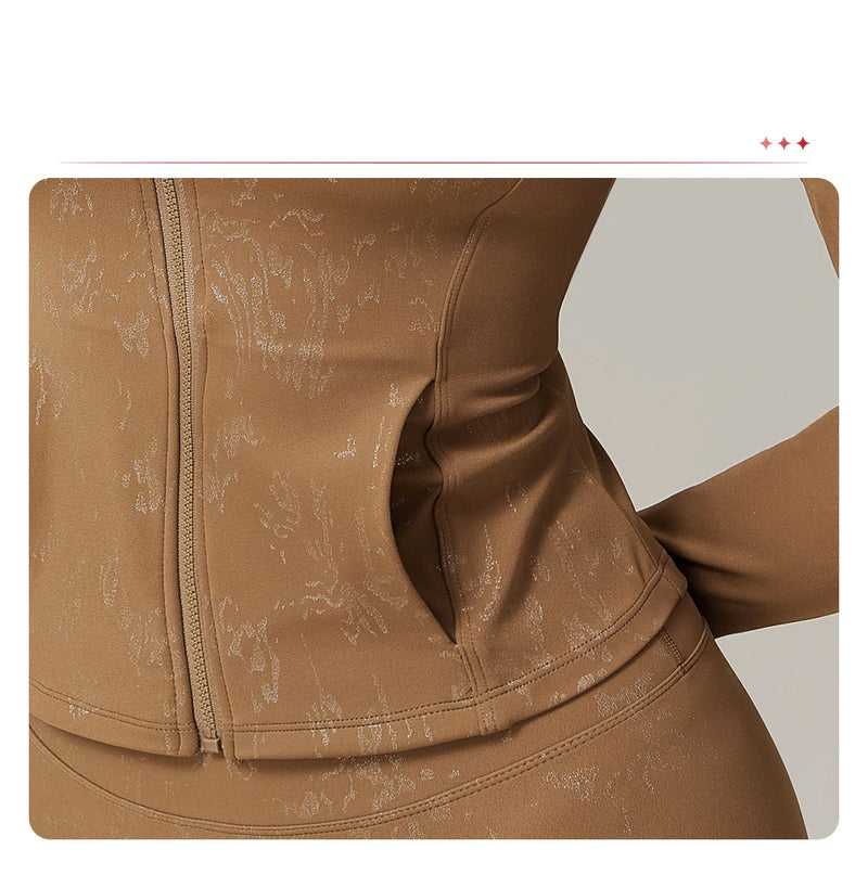 Activewear Zip-Up Jacket & Shorts Set