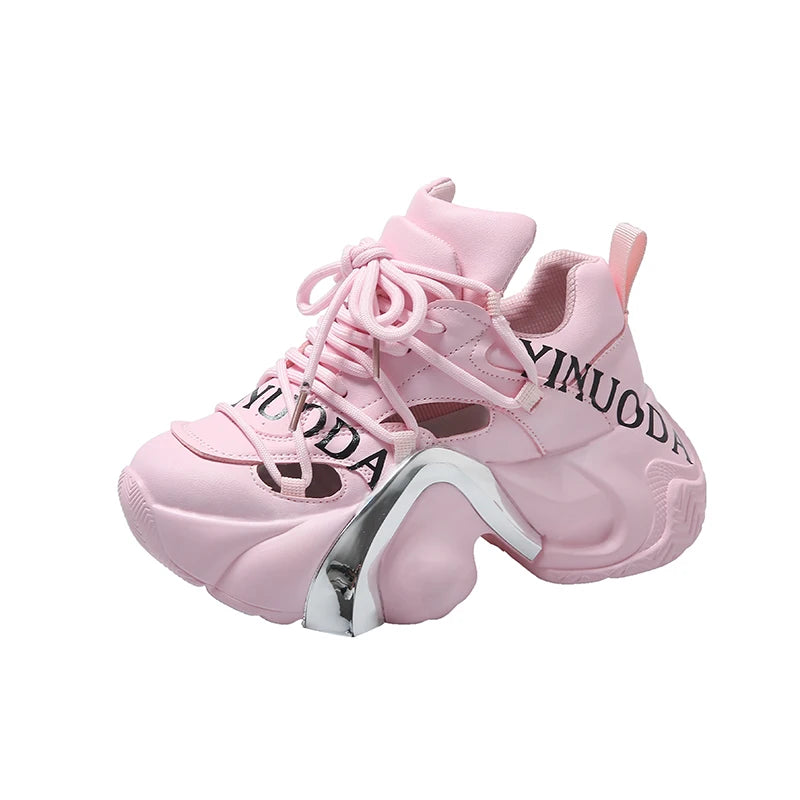 Metallic Arch Platform Sneakers
