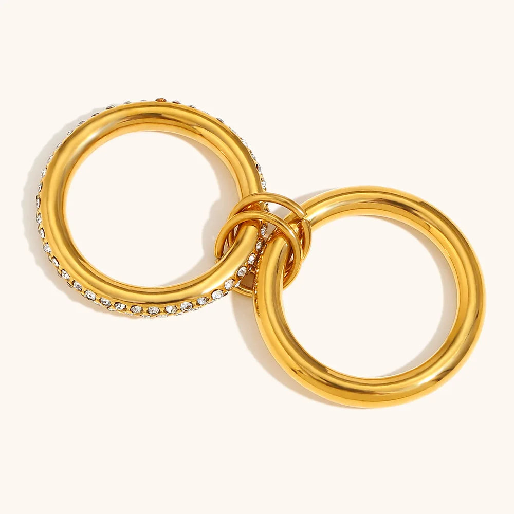 Radiant Harmony Gold Ring
