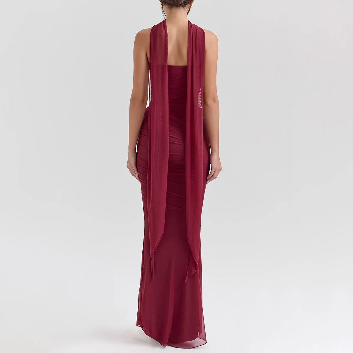 Strapless Bodycon Maxi Dress
