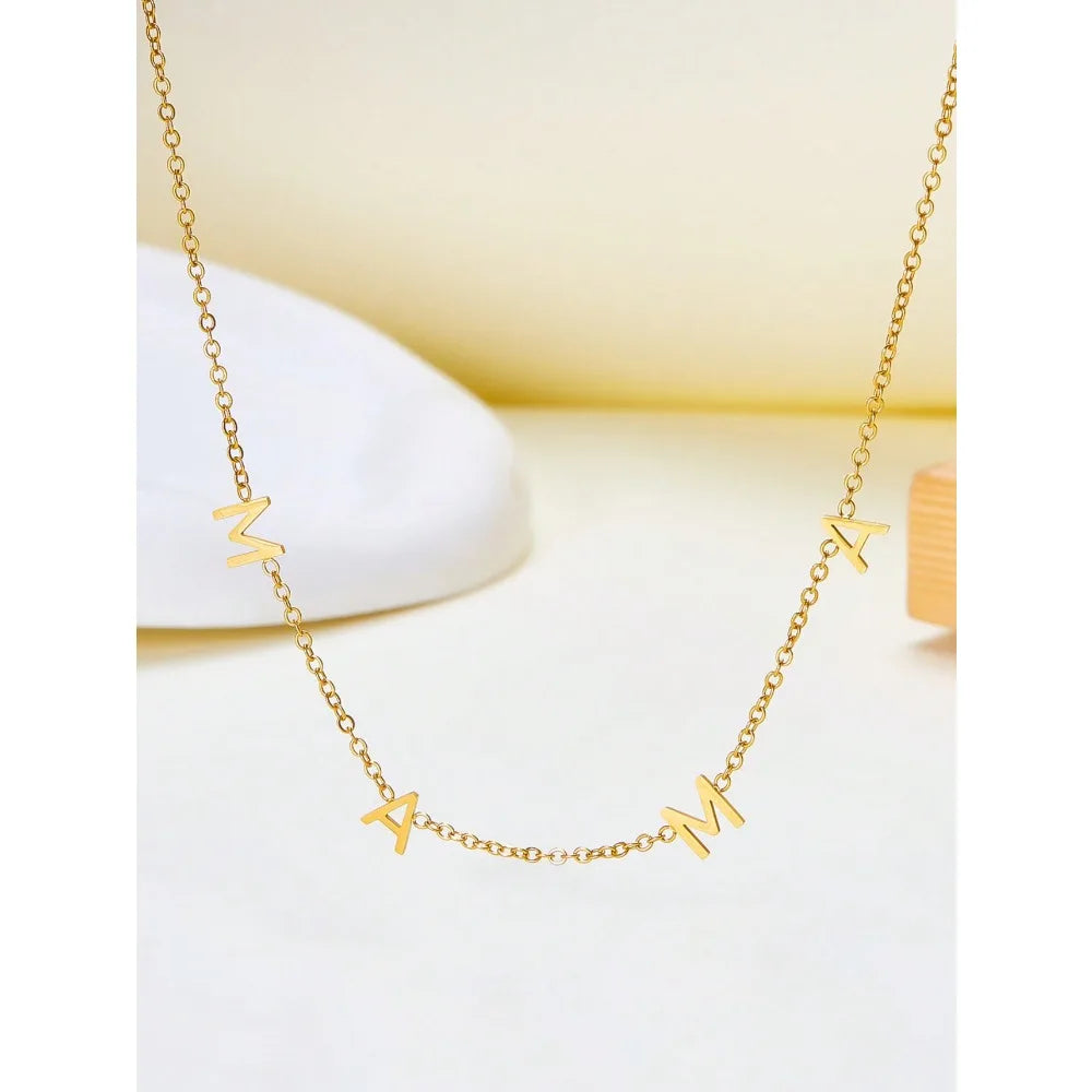 Mama Letter Necklace