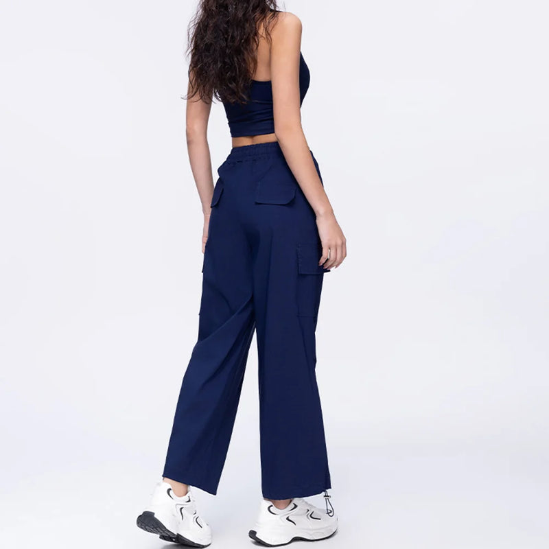 Polo Halter & Cargo Pants Set