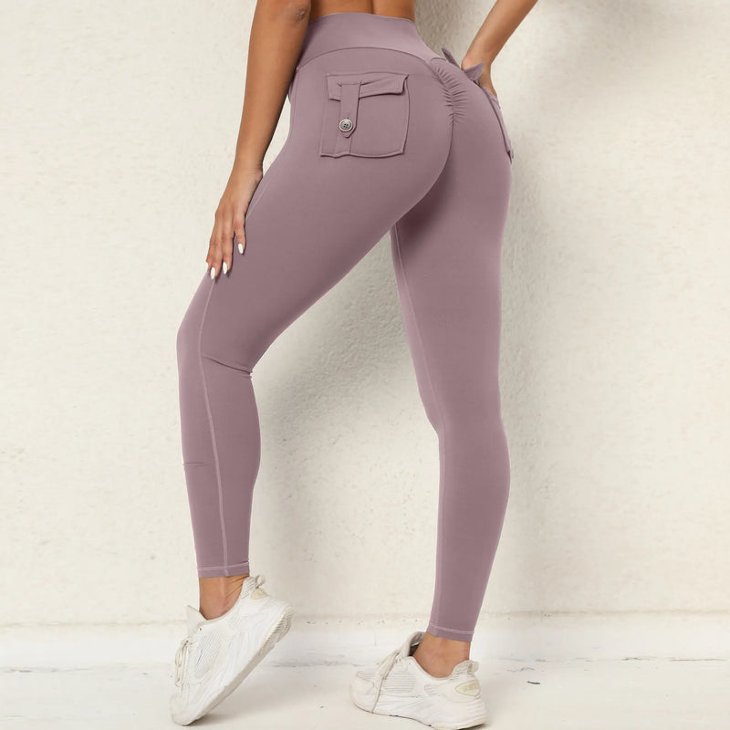 High-Waist Utility Pocket Leggings