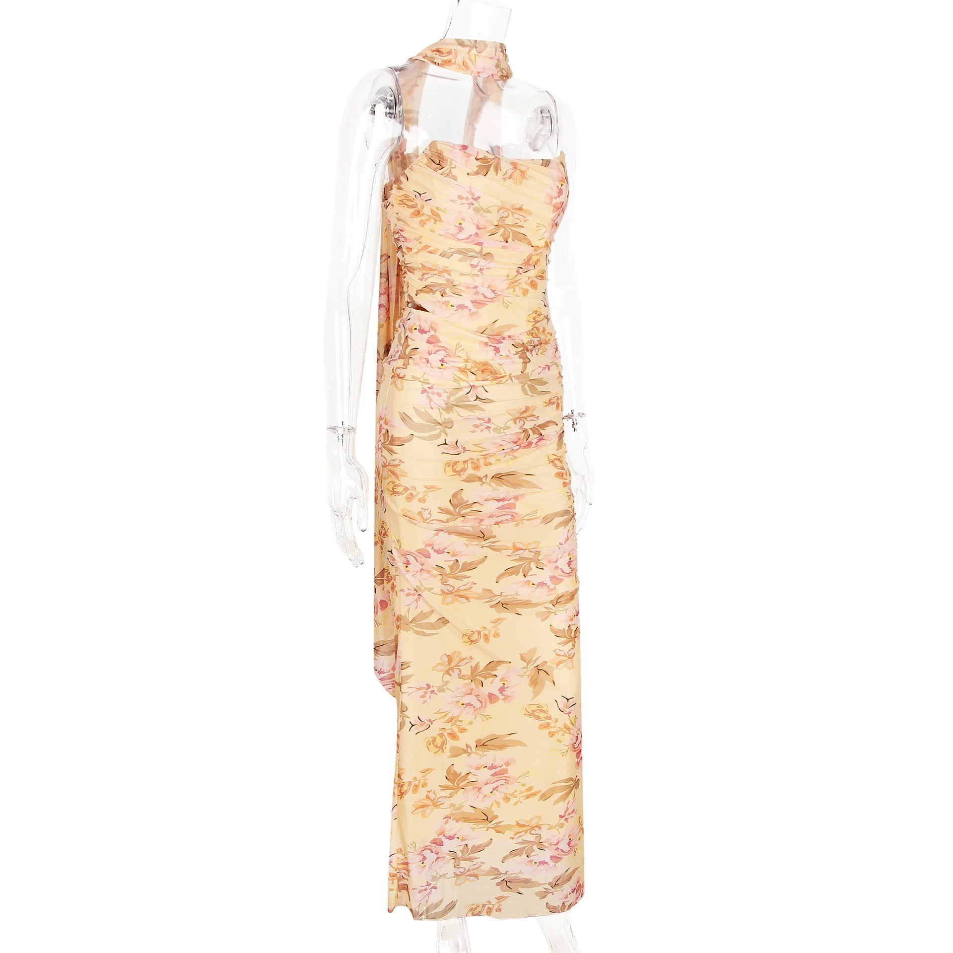 Strapless Bodycon Maxi Dress
