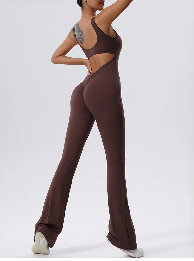 Flared Backless Suit