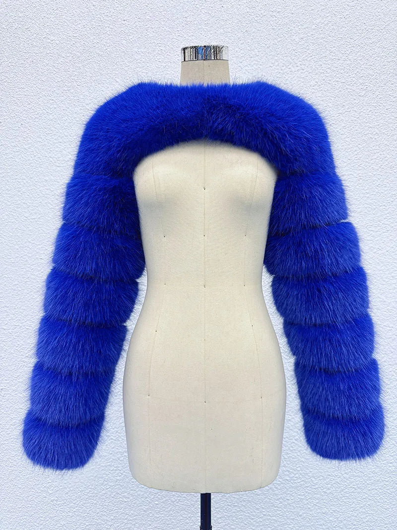 Luxe Shoulder Fur Bolero
