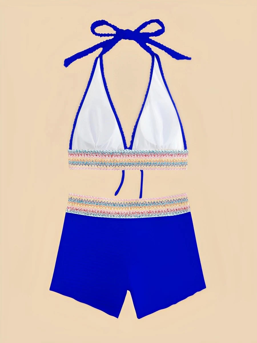 Ring Detail Bandeau Bikini Set