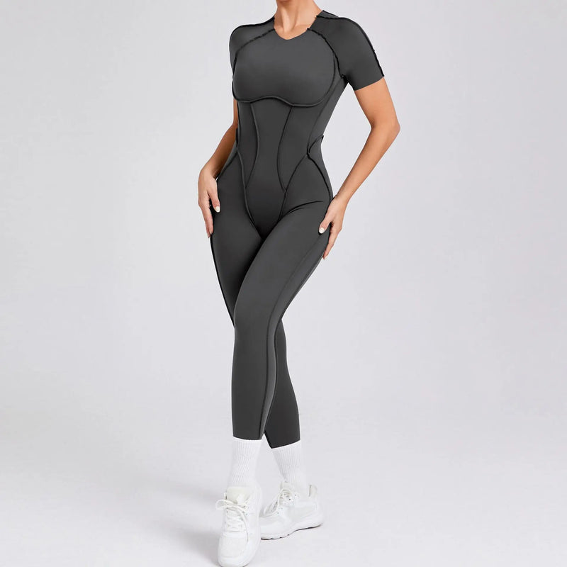 Seamless Sculpt Short Sleeve Jumpsuit