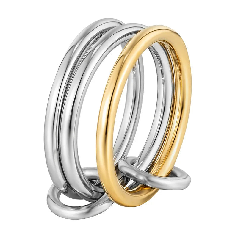 Radiant Harmony Gold Ring