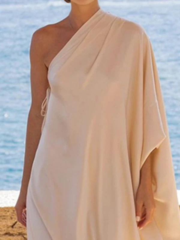 Athena One-Shoulder Maxi Dress