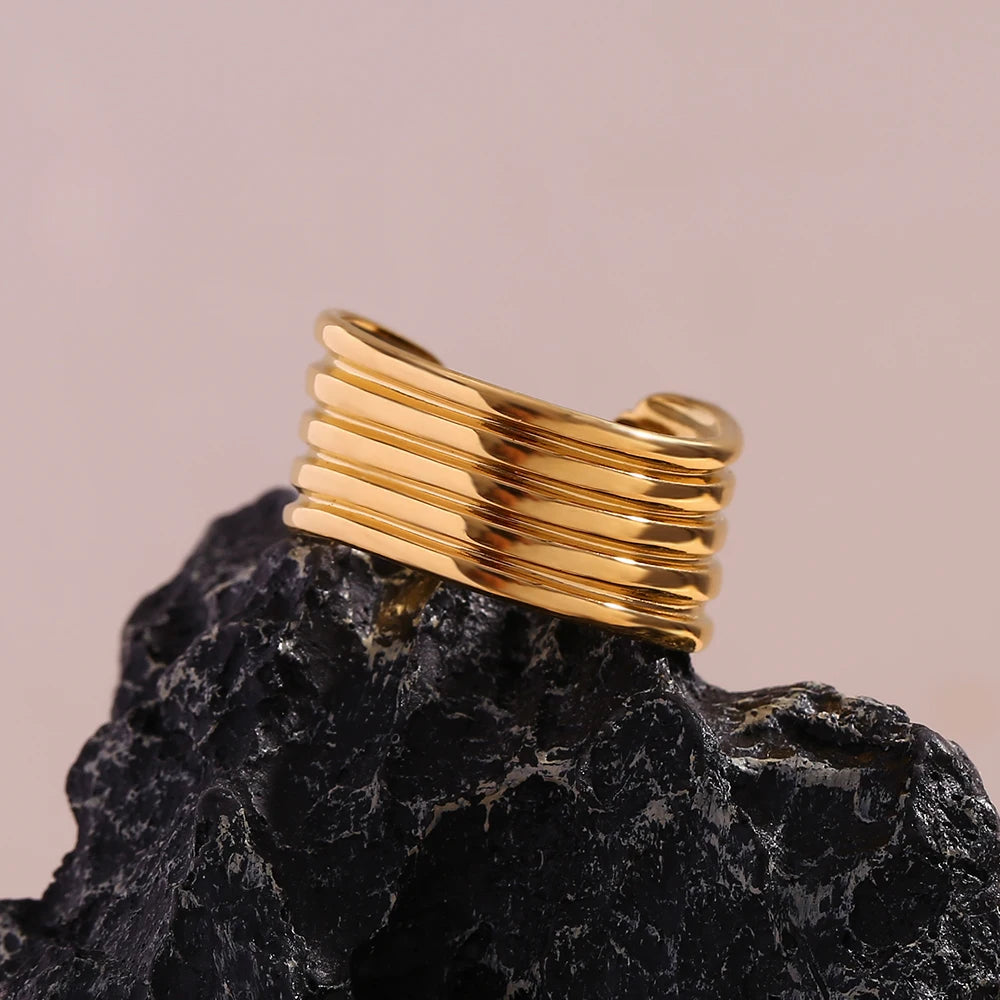 Gold Layered Open Ring