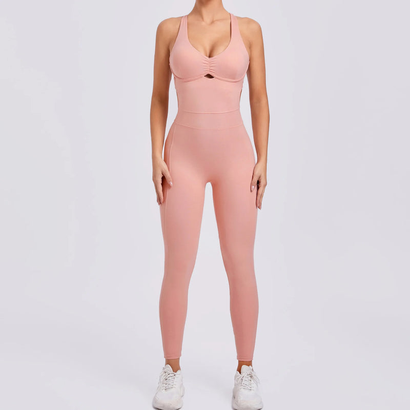One-Piece Workout Jumpsuit