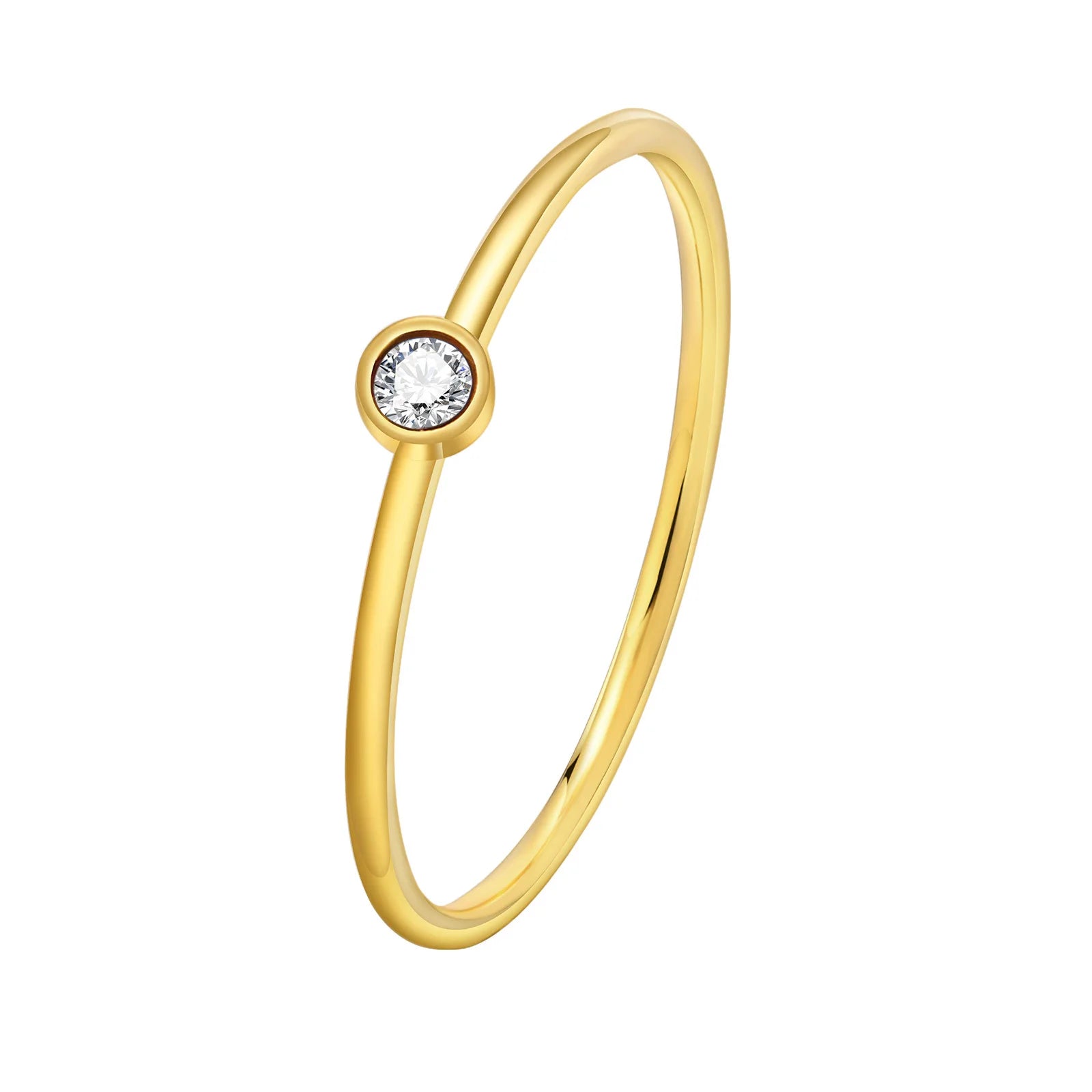 Dainty Birthstone Stacking Ring