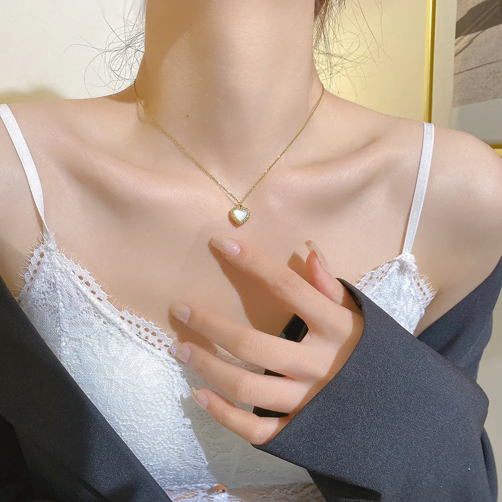 Vintage Heart Pendant Necklace