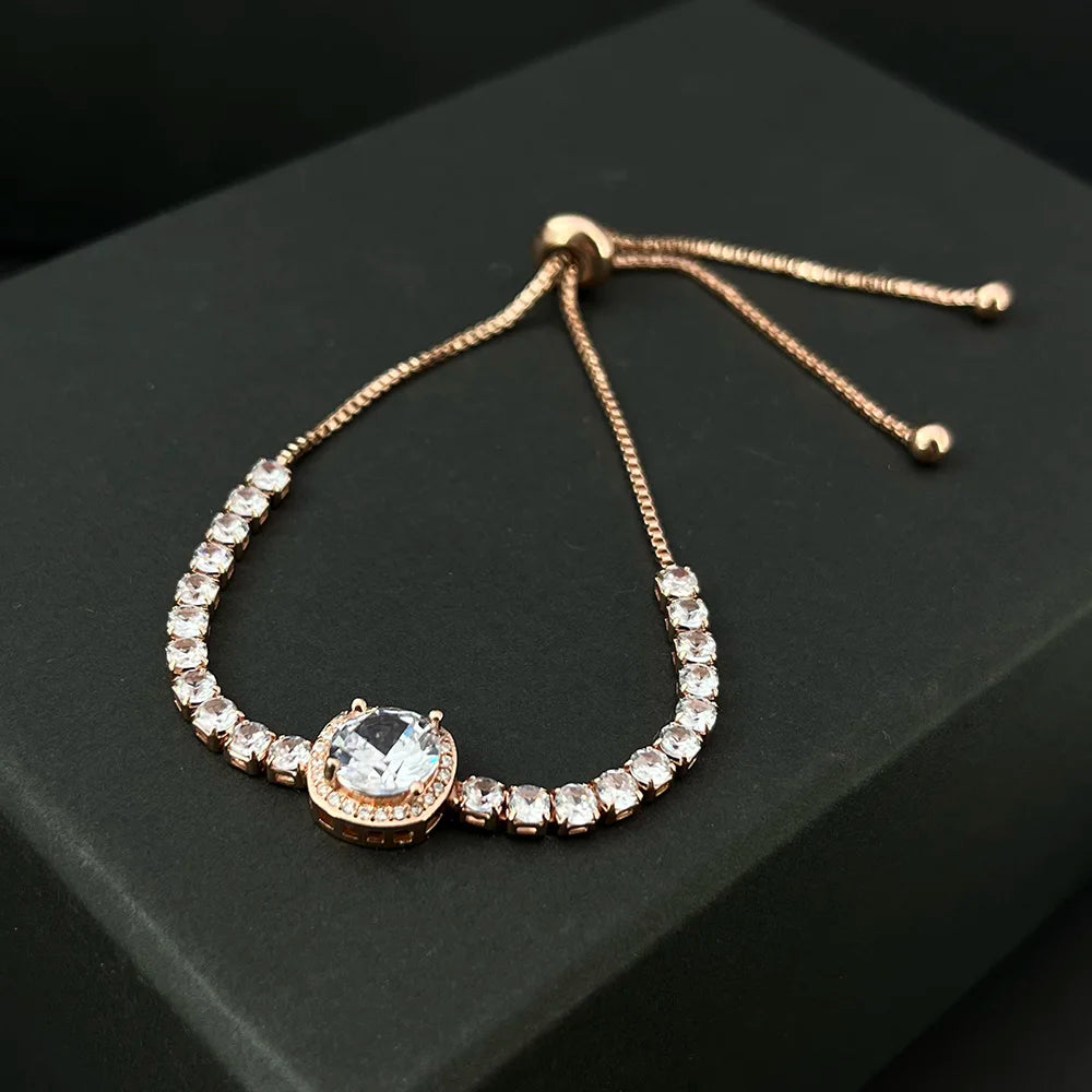 Elegant Crystal Tennis Bracelet