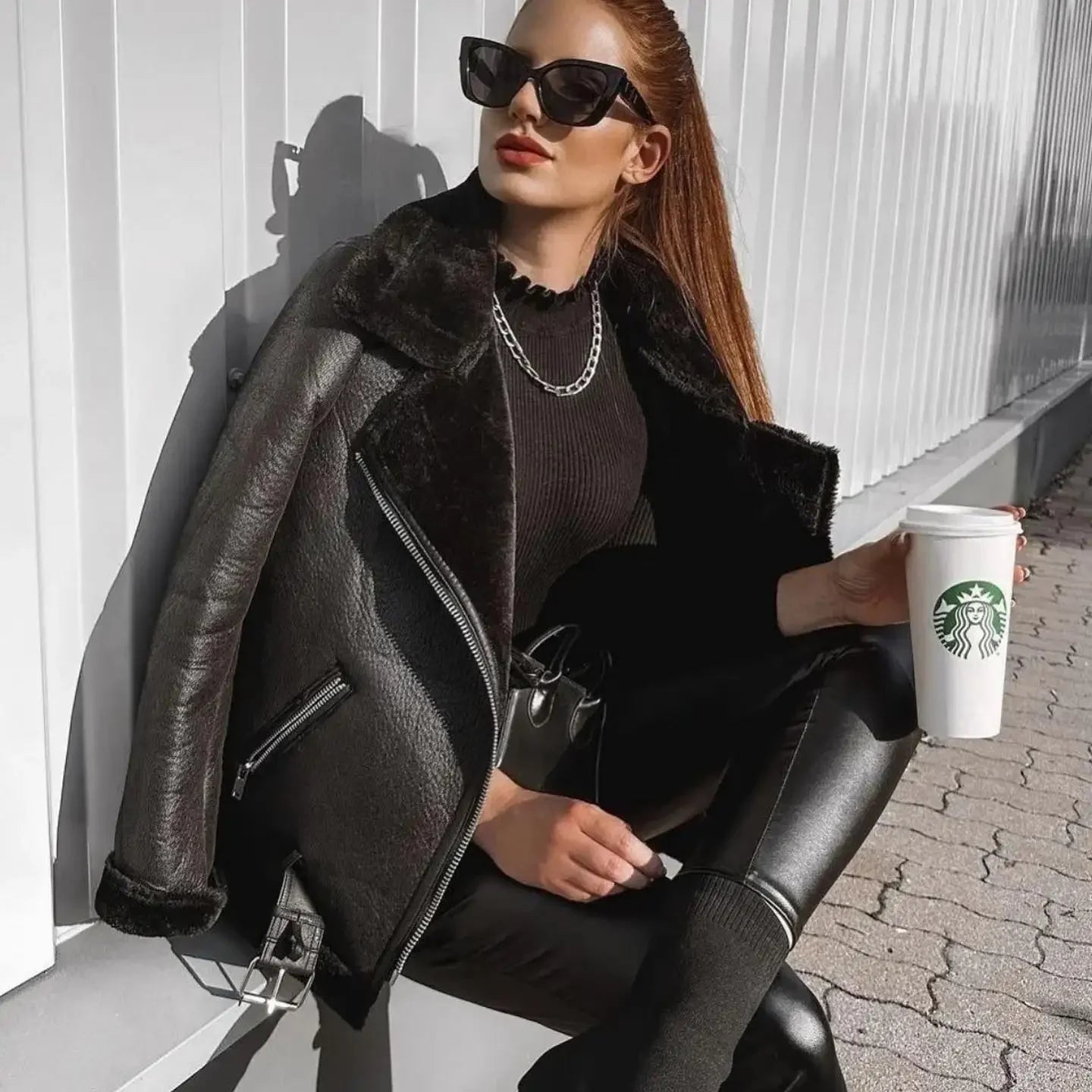 Urban Luxe Shearling Jacket