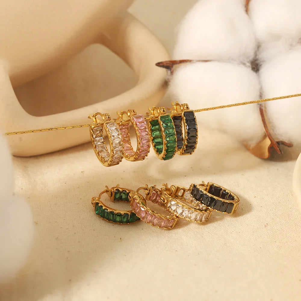 Radiance Hoop Earrings