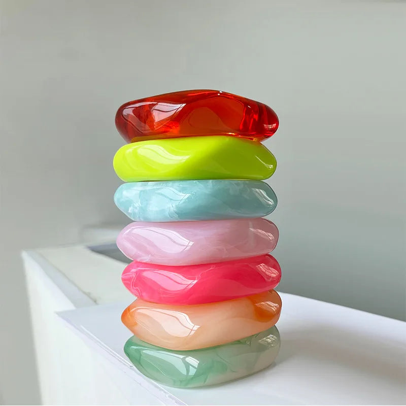 Chunky Resin Statement Bangle