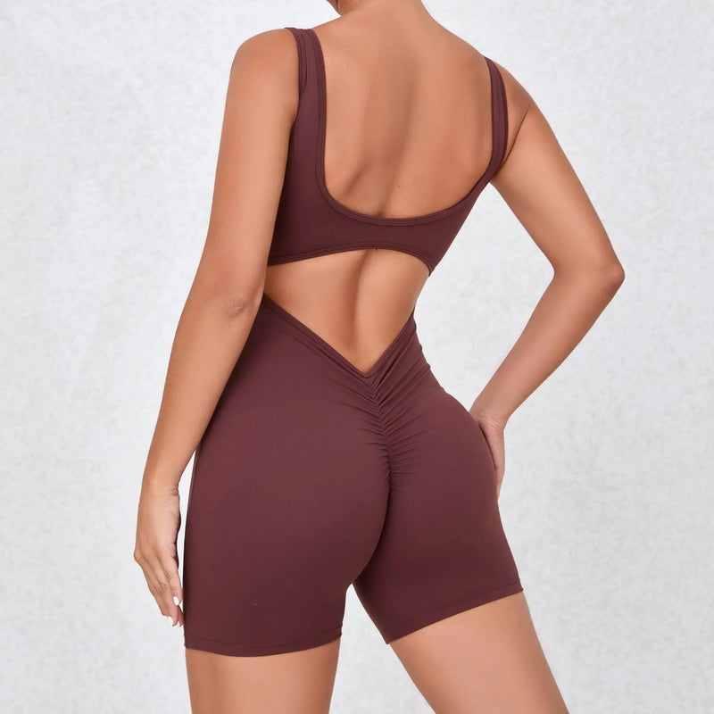 Sleek Open Back Romper