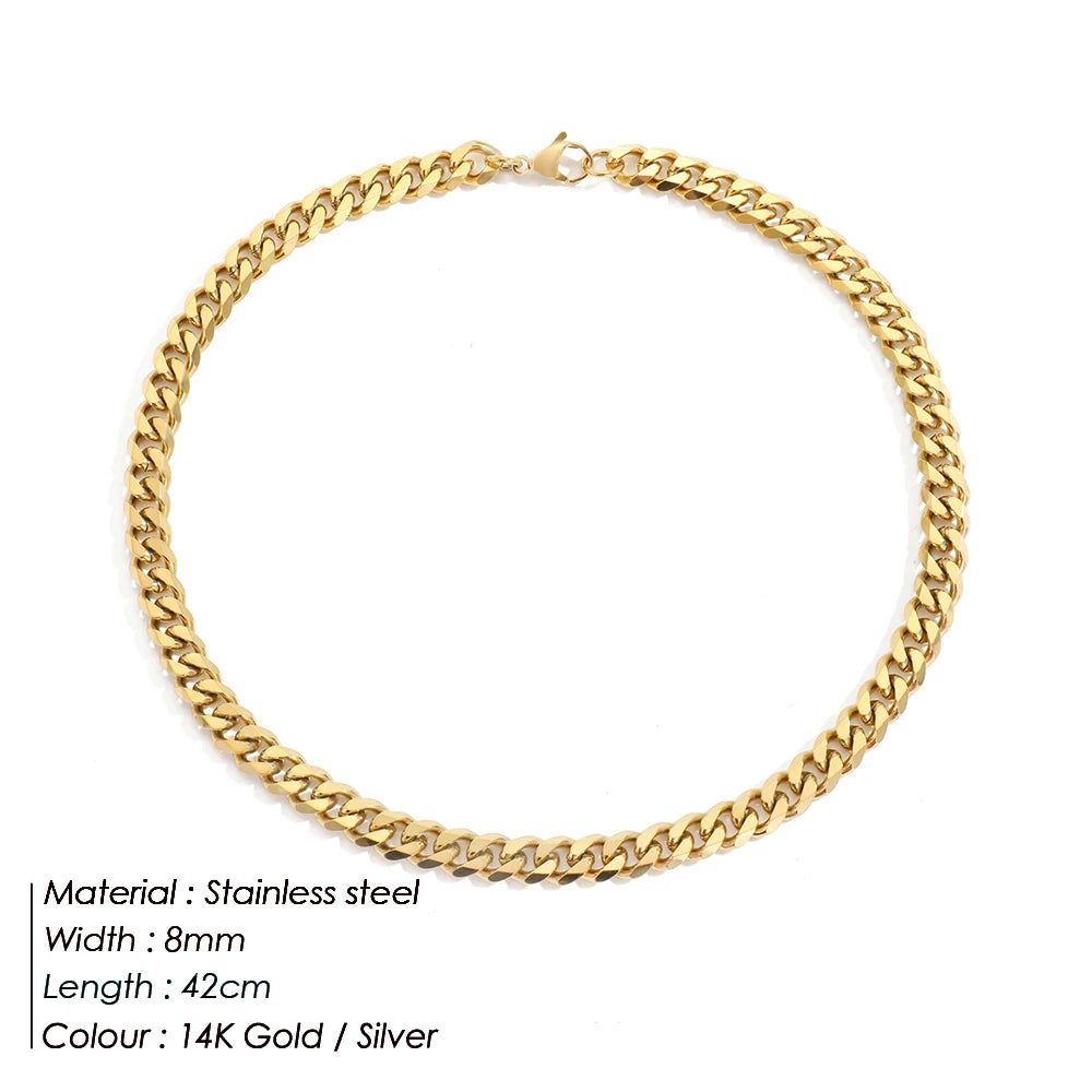 Classic Curb Chain Necklace