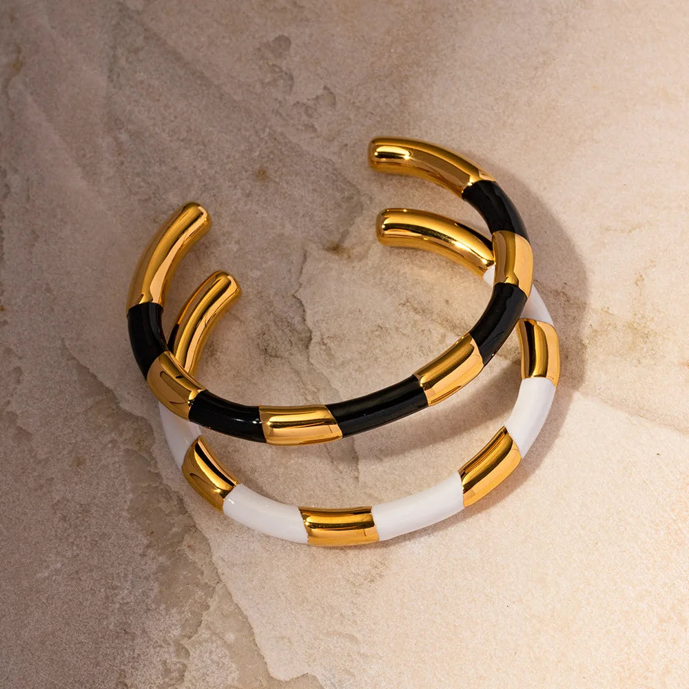 Striped Cuff Bracelet