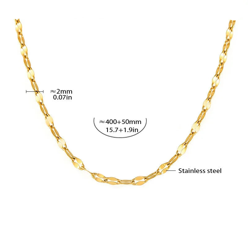 Golden Multi-Ring Pendant Necklace
