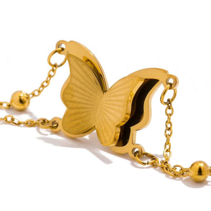 Bilayer Butterfly Bracelet