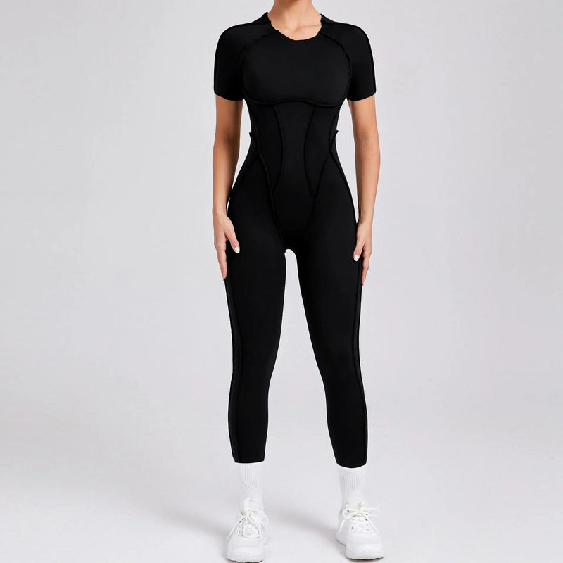 Seamless Sculpt Short Sleeve Jumpsuit