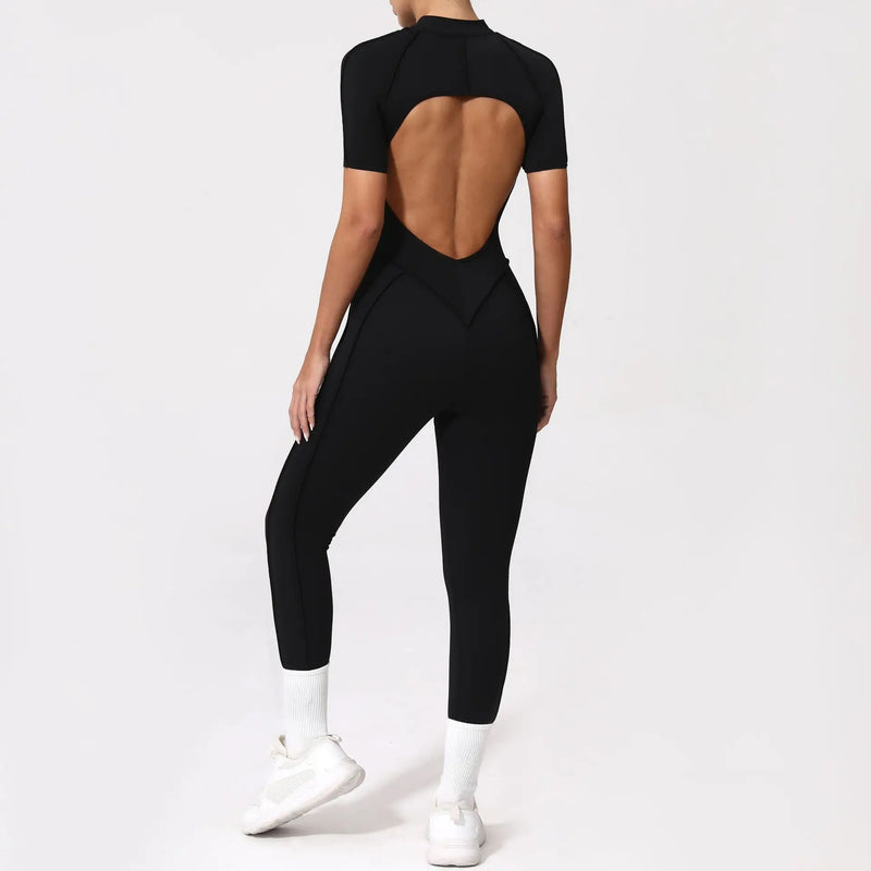 Sleek Zip-Front Jumpsuit