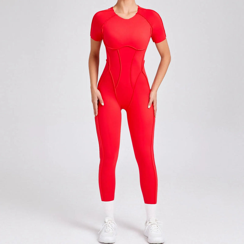 Seamless Sculpt Short Sleeve Jumpsuit