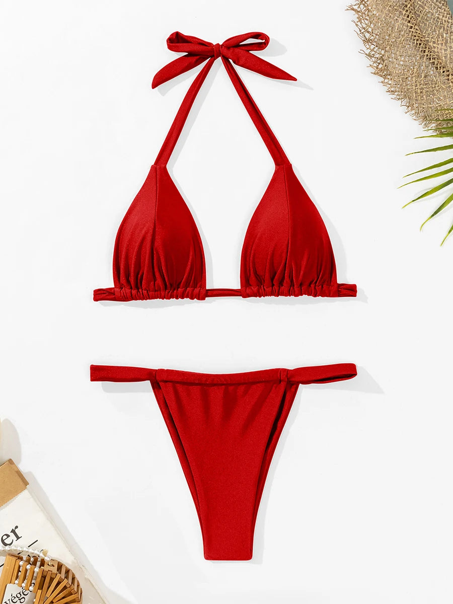 One-Shoulder Swimsuit & Maxi Skirt Set