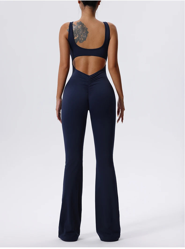 Flared Backless Suit