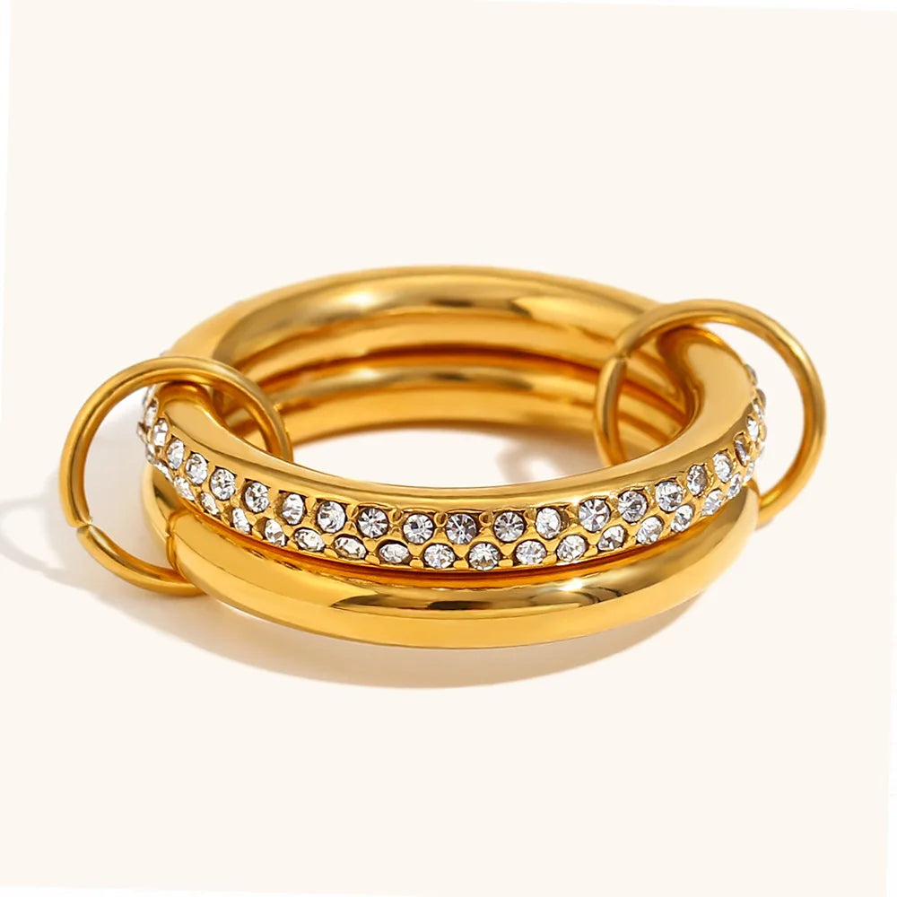 Radiant Harmony Gold Ring