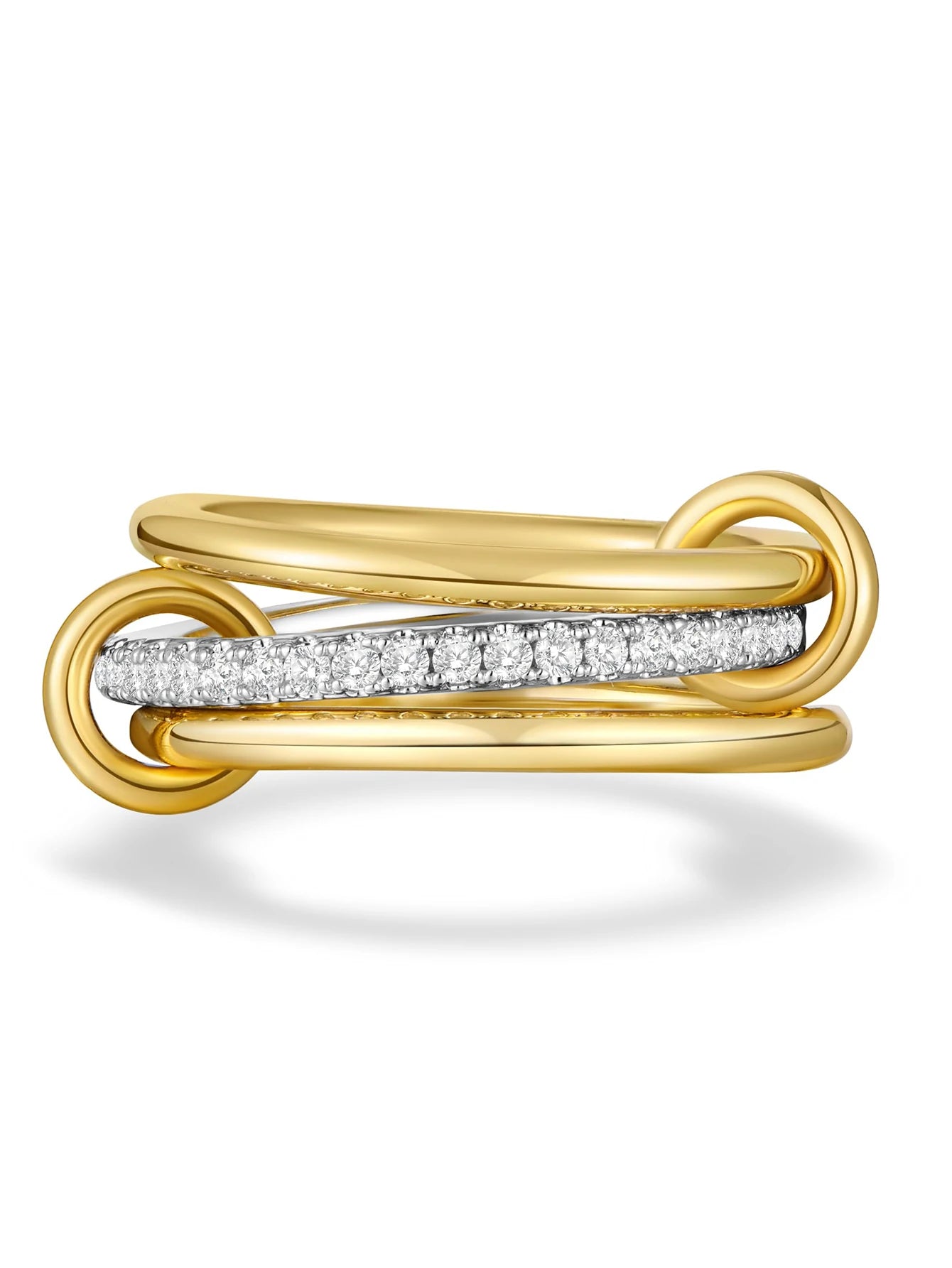 Radiant Harmony Gold Ring