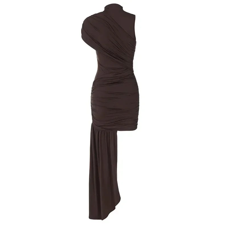 Nightfall Edge Draped Gown
