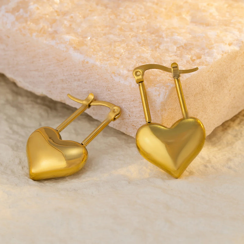 Inka Heart Earrings
