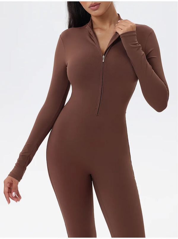 Flex Motion Zip Jumpsuit