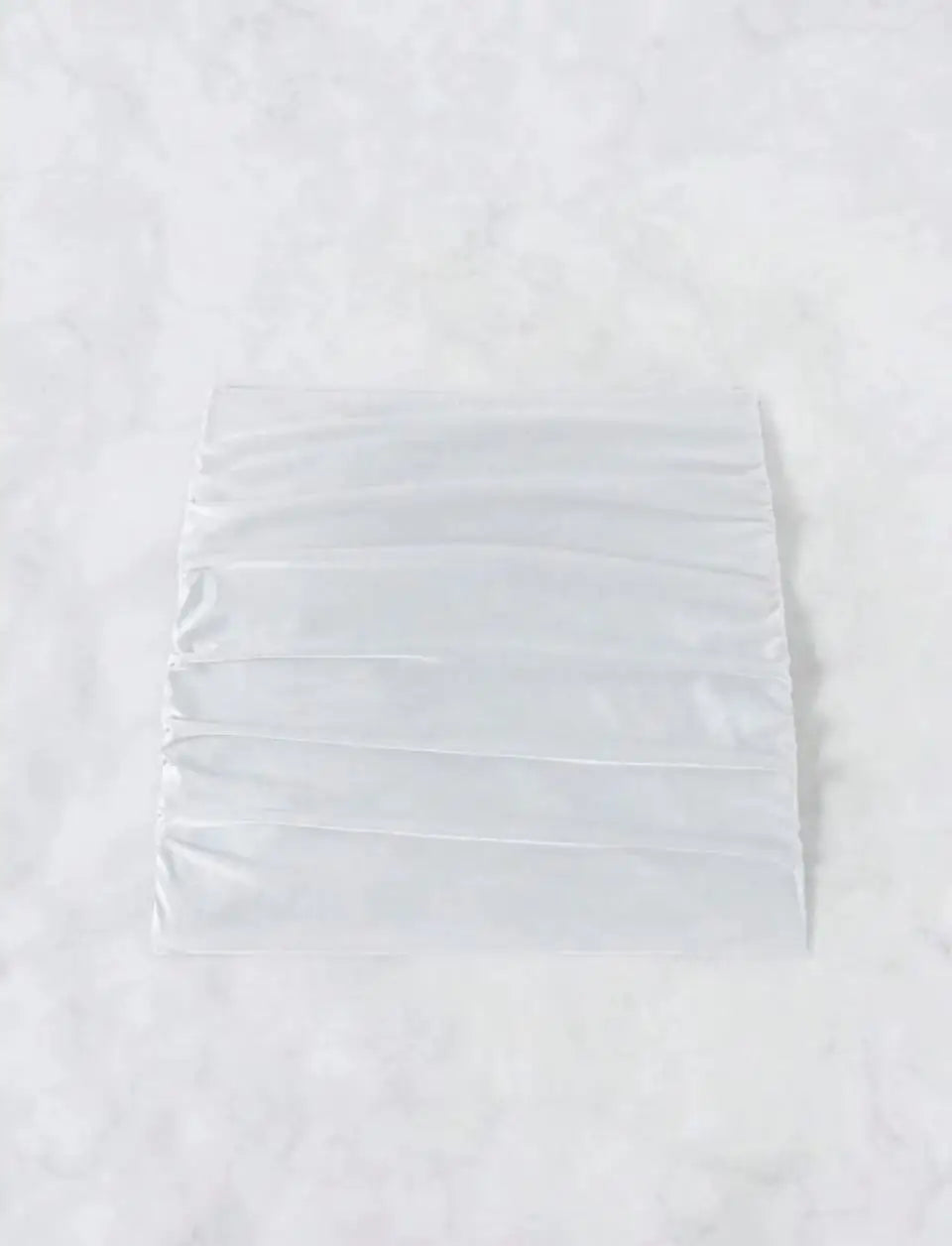 Starfish Accent Ruched Mini Skirt