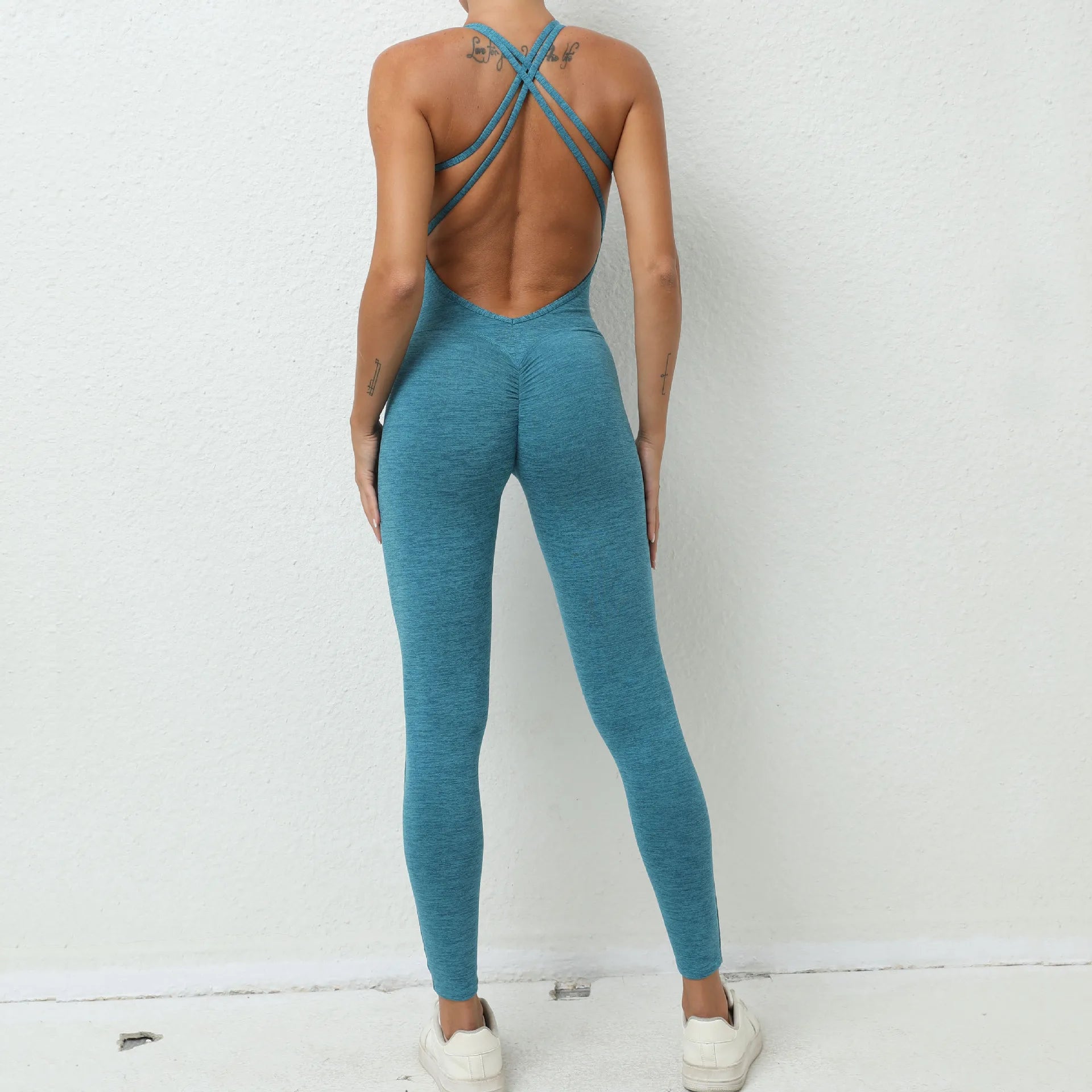 Seamless One-Piece Workout Jumpsuit