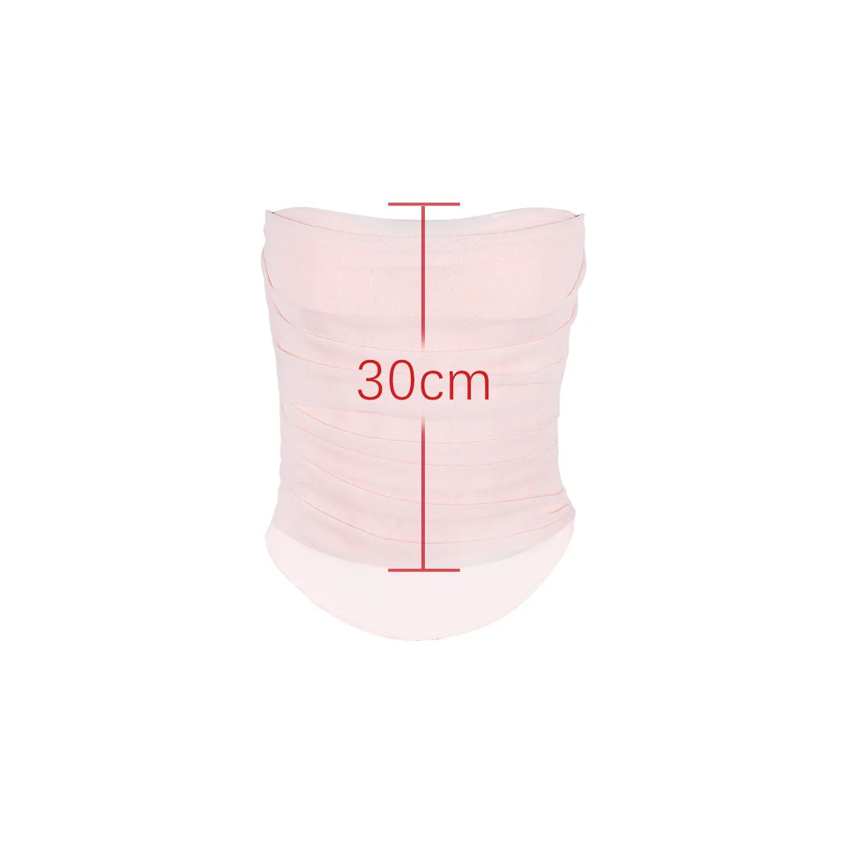 Strapless Ruched Corset Top