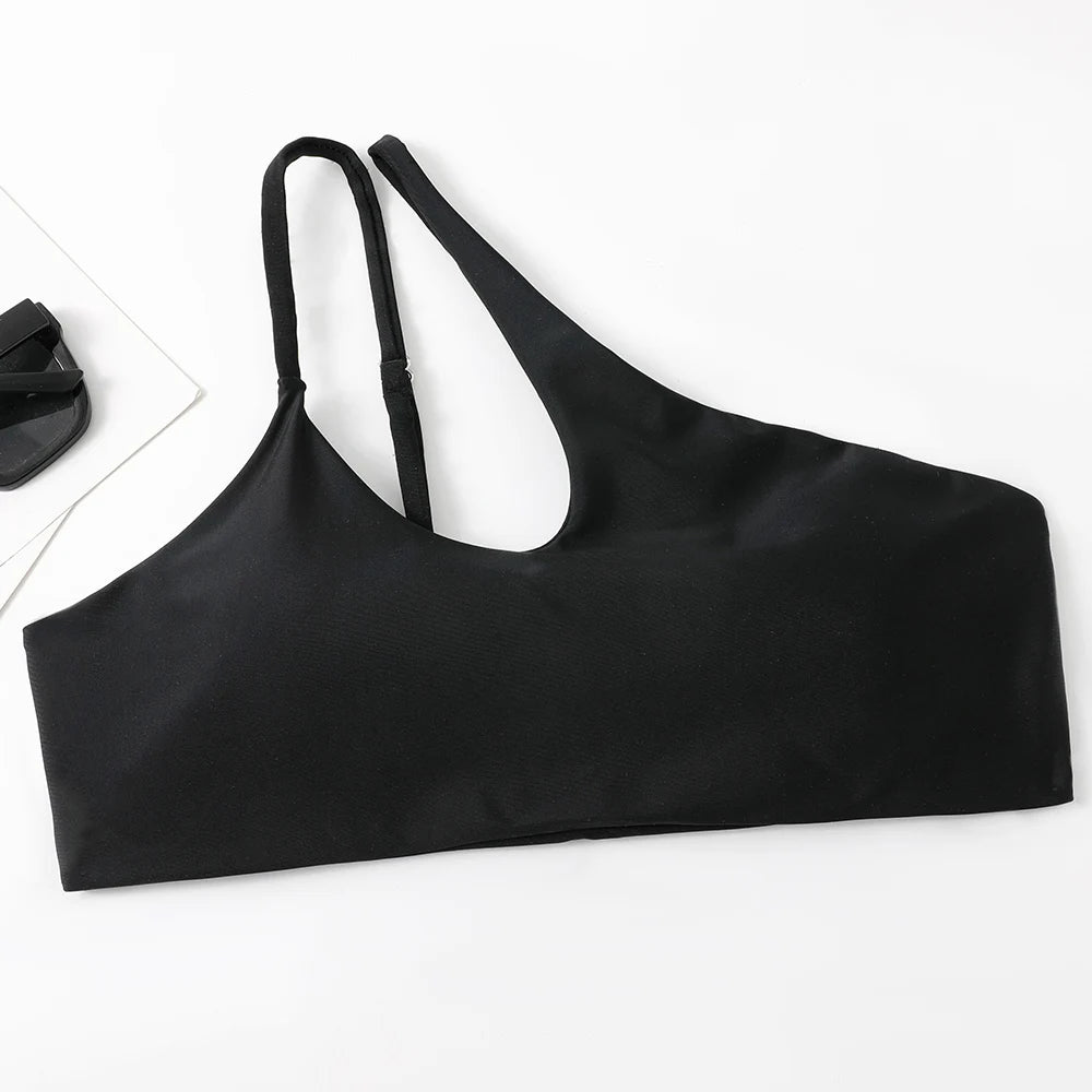 Asymmetrical Cutout Bikini Set