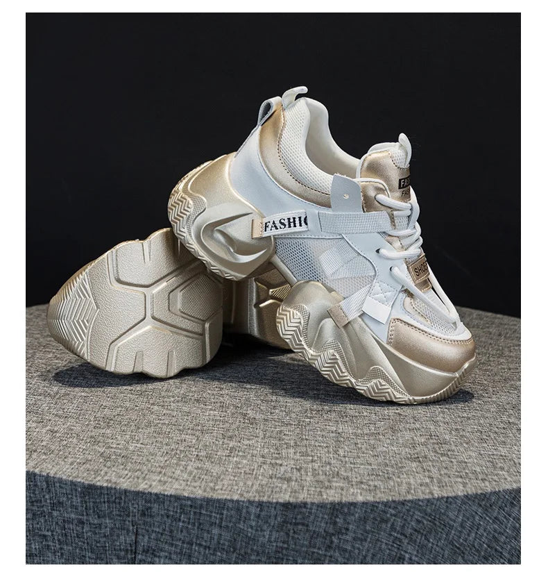 Chunky Contrast Street Sneakers