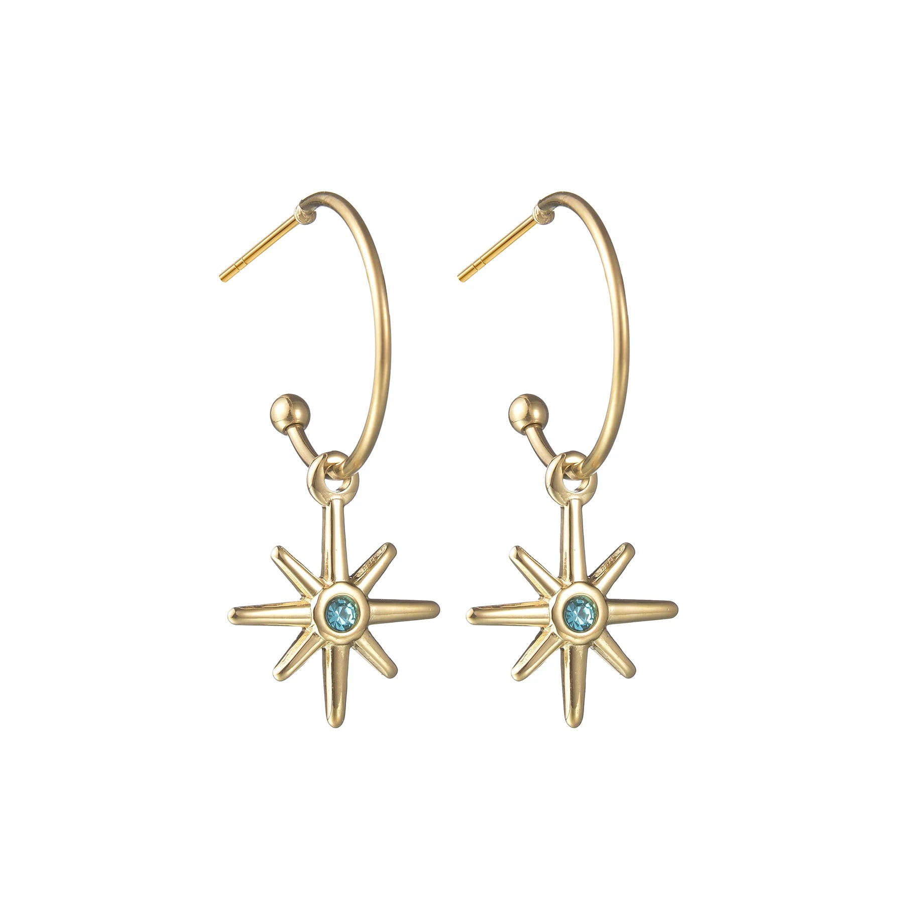 Gold & Turquoise Charm Set