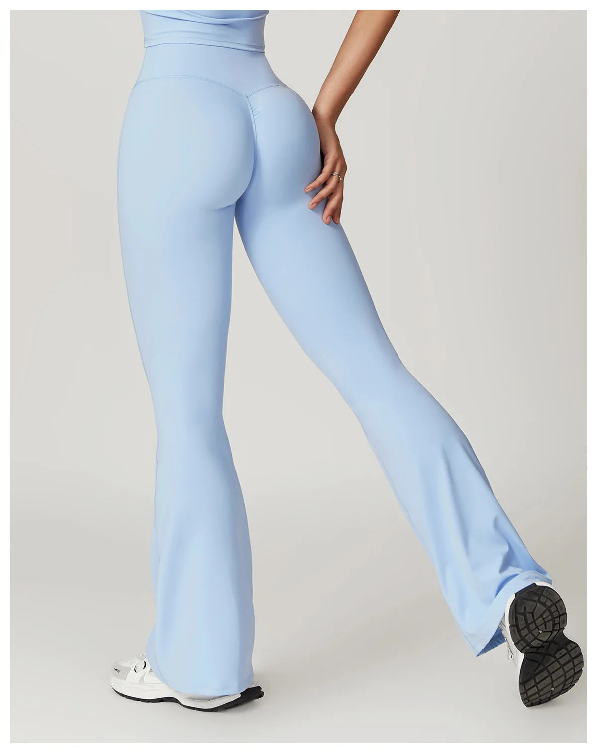 V-Waist Flare Pants