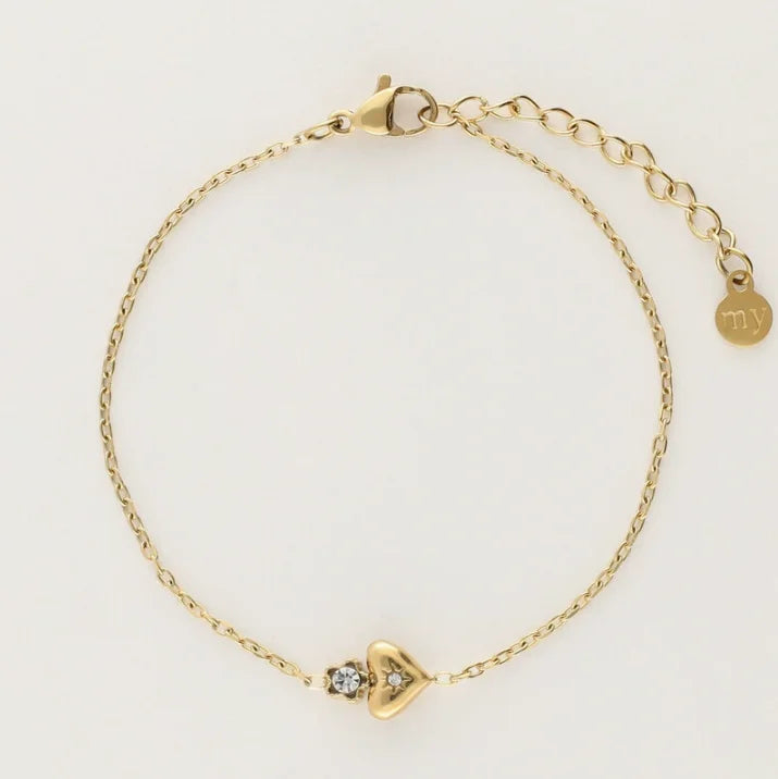 Dainty Charm Chain Bracelet Set